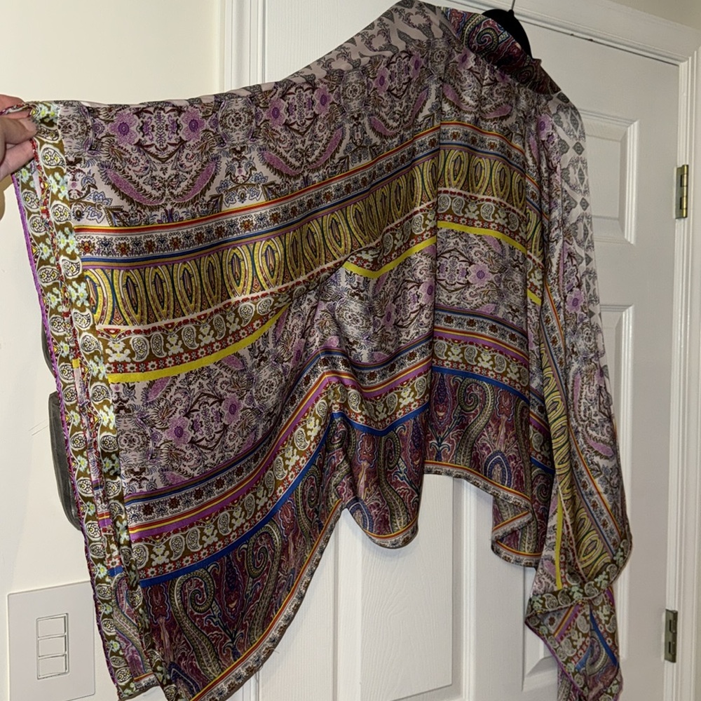 KAS New York For Anthropologie Oversized Poncho Top